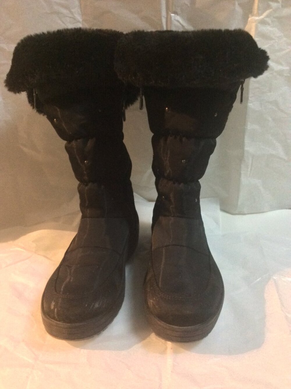 Pajar Synthetic Fur Trim Winter Boots Size 39